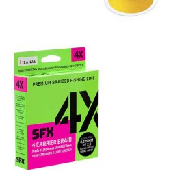 Trenzado Sufix SFX 4x Hot Yellow