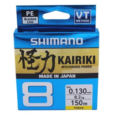 Trenzado Shimano Kairiki 300m amarillo